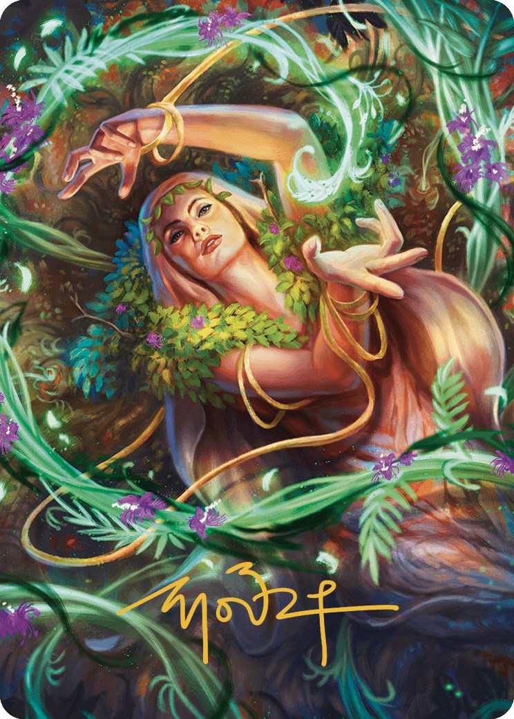{A} Insidious Roots Art Card (Gold-Stamped Signature) [Murders at Karlov Manor Art Series][GS AMKM 034]
