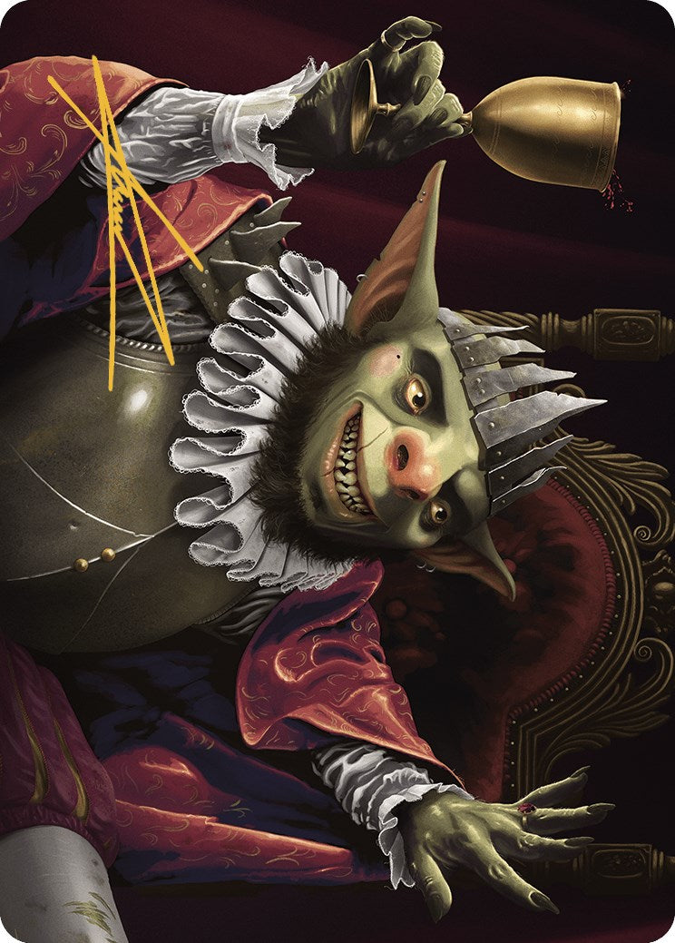 {A} Krenko, Baron of Tin Street Art Card (Gold-Stamped Signature) [Murders at Karlov Manor Art Series][GS AMKM 040]