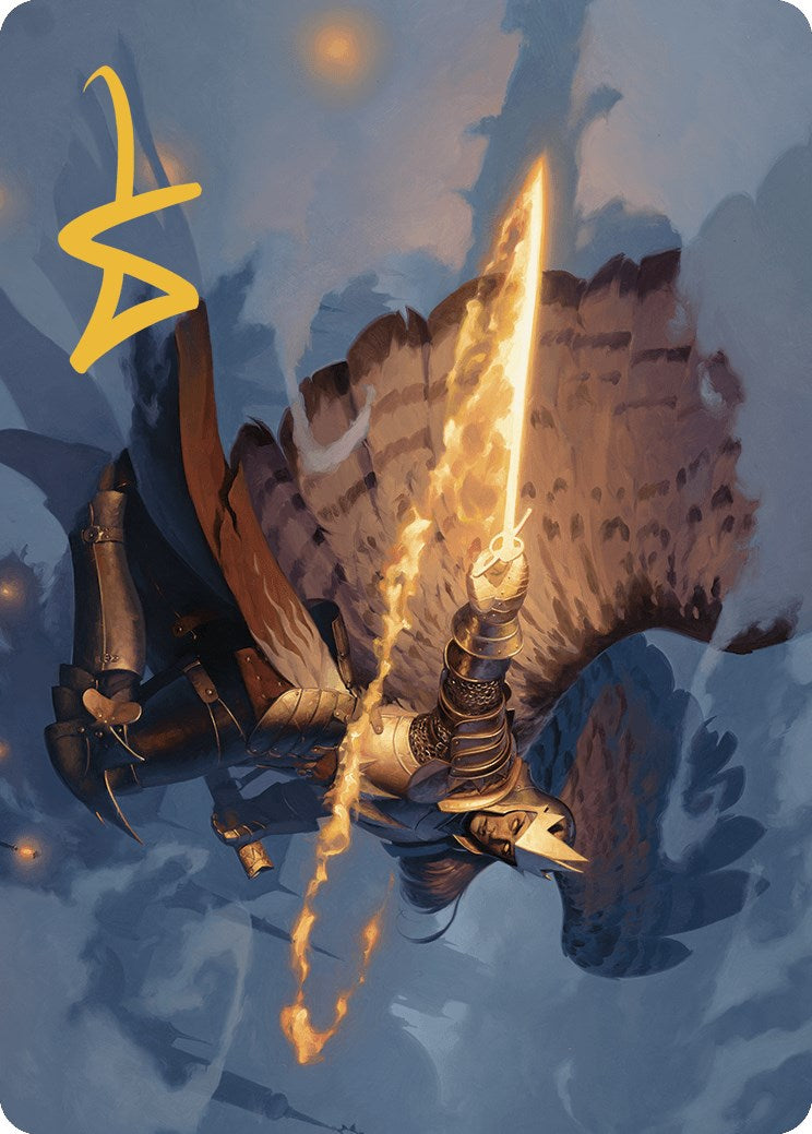 {A} Aurelia's Vindicator Art Card (Gold-Stamped Signature) [Murders at Karlov Manor Art Series][GS AMKM 001]