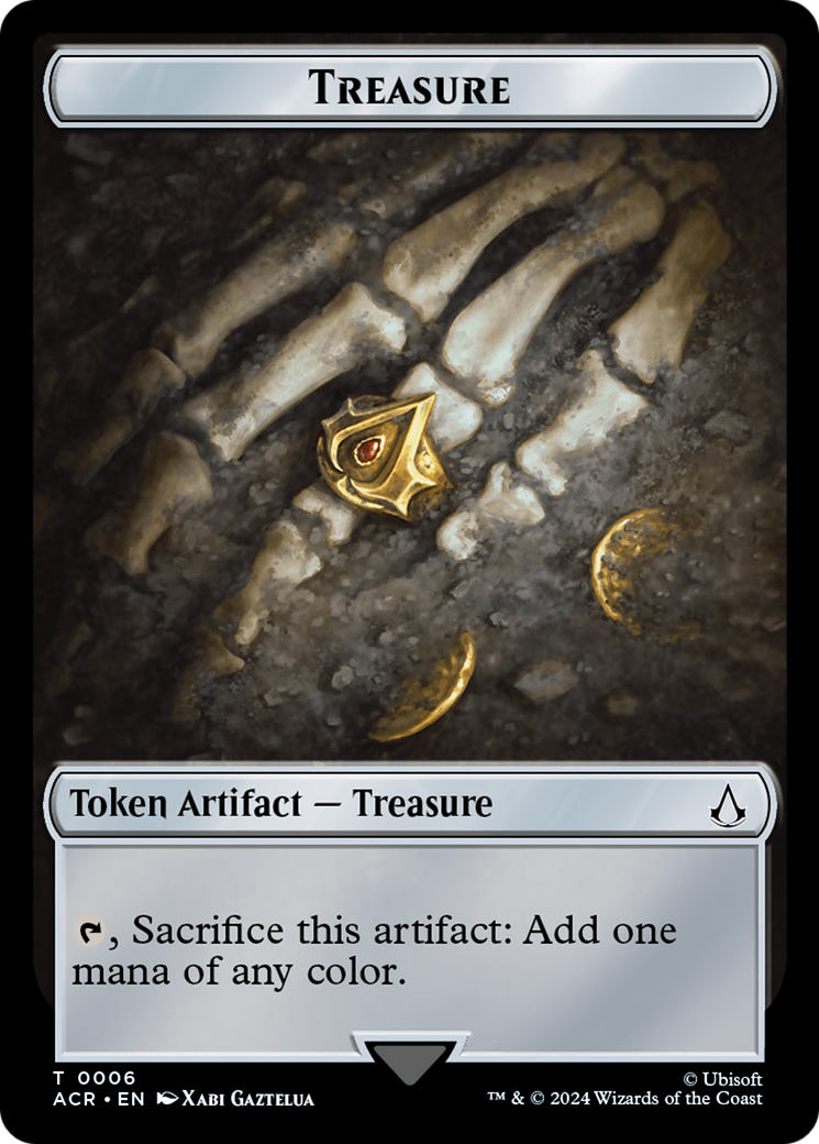 {T} Treasure Token [Assassin's Creed Tokens][TACR 006]
