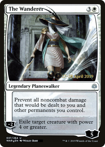 {C} The Wanderer [War of the Spark Prerelease Promos][PR WAR 037]
