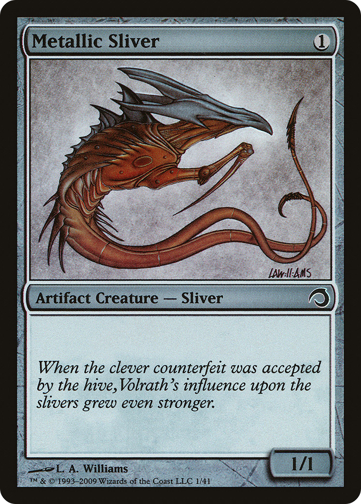 {C} Metallic Sliver [Premium Deck Series: Slivers][H09 001]