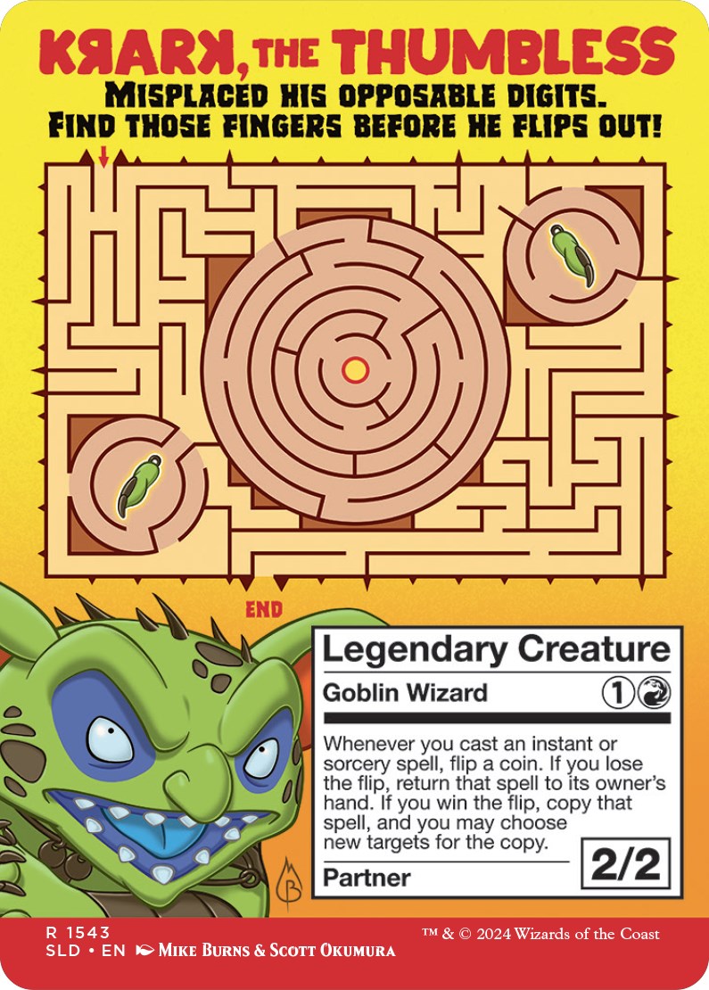 {R} Krark, the Thumbless [Secret Lair Drop Series][SLD 1543]