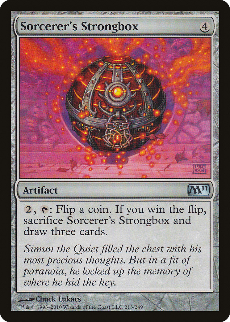 {C} Sorcerer's Strongbox [Magic 2011][M11 213]