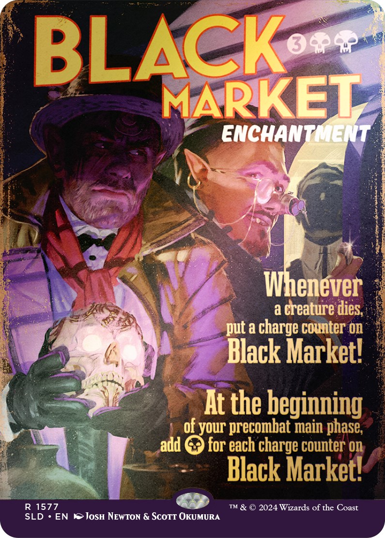 {R} Black Market (Rainbow Foil) [Secret Lair Drop Series][RBF SLD 1577]