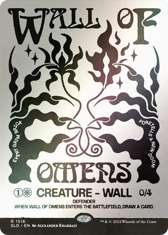 {R} Wall of Omens (Rainbow Foil) [Secret Lair Drop Series][RBF SLD 1518]