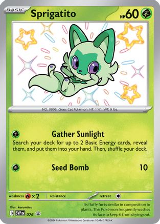 [PKM] Sprigatito (076) [Scarlet & Violet: Black Star Promos]