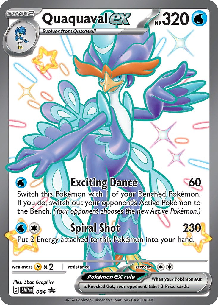 [JUM PKM-R] Quaquaval ex (084) (Jumbo Card) [Scarlet & Violet: Black Star Promos]