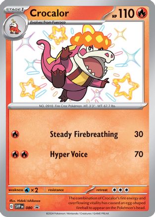 [PKM] Crocalor (080) [Scarlet & Violet: Black Star Promos]