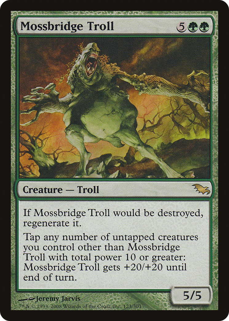 {R} Mossbridge Troll [Shadowmoor][SHM 123]