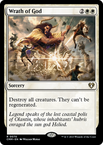 {R} Wrath of God [Commander Masters][CMM 070]
