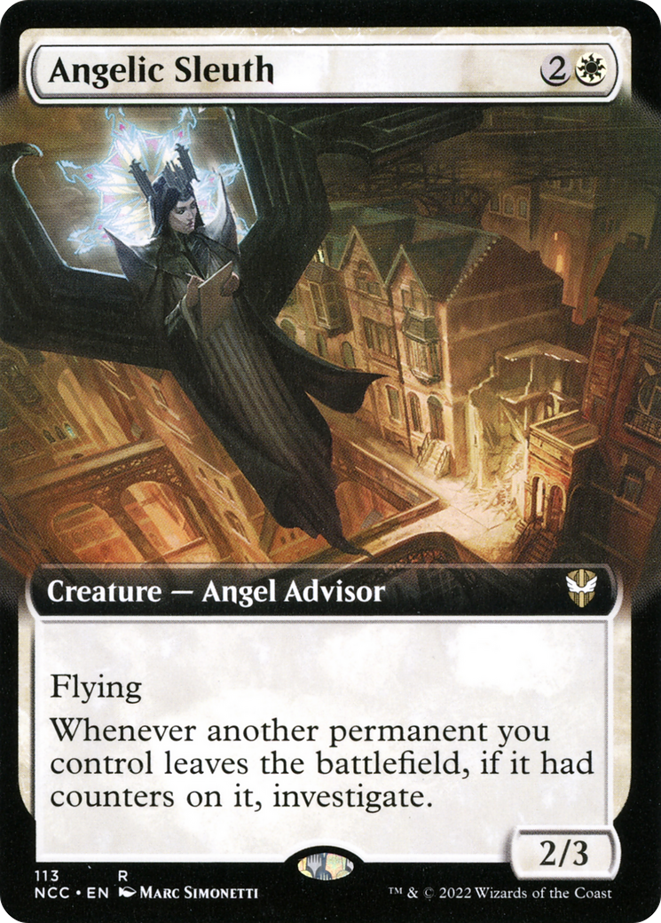 {R} Angelic Sleuth (Extended Art) [Streets of New Capenna Commander][NCC 113]