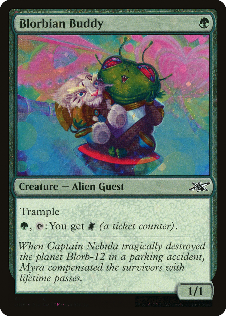 {C} Blorbian Buddy (Galaxy Foil) [Unfinity][UNF 417]