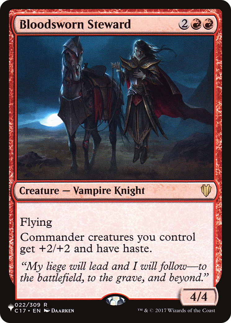 {R} Bloodsworn Steward [Secret Lair: Heads I Win, Tails You Lose][LS C17 022]