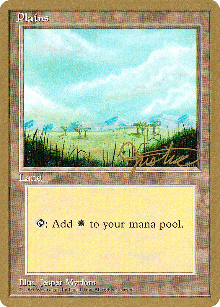 {B}[GB PTC MJ365] Plains (mj365) (Mark Justice) [Pro Tour Collector Set]