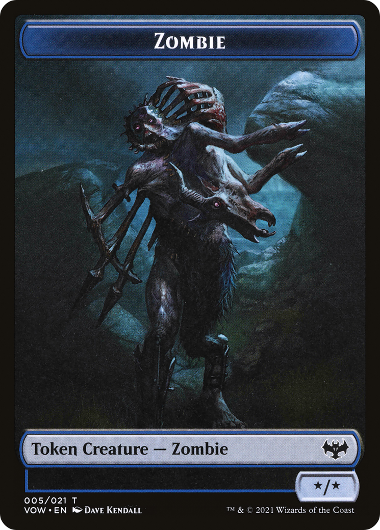 {T} Zombie Token (005) [Innistrad: Crimson Vow Tokens][TVOW 005]