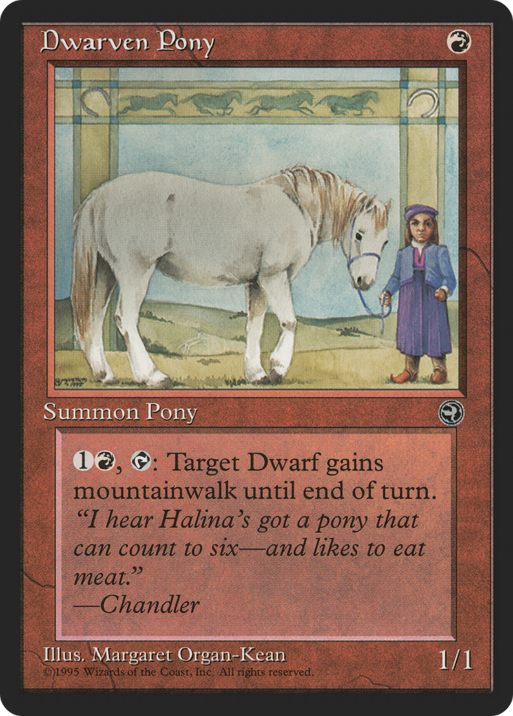 {R} Dwarven Pony [Homelands][HML 070]