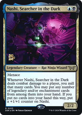 {@R} Nashi, Searcher in the Dark [Duskmourn: House of Horror Prerelease Promos][PR DSK 223]