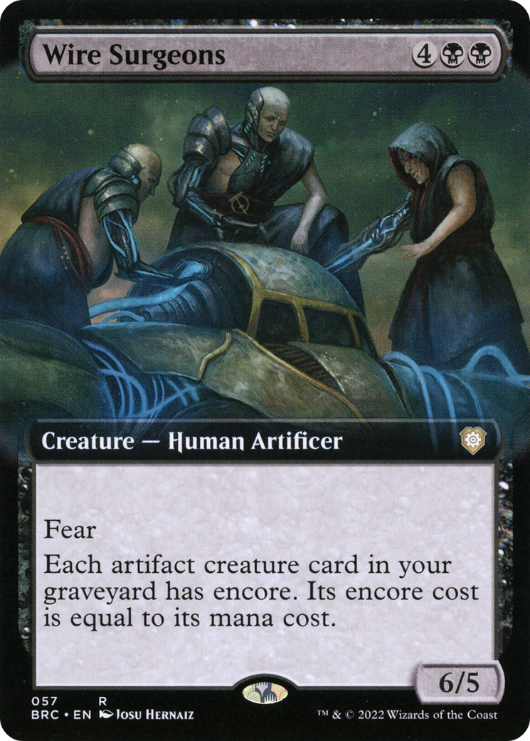 {R} Wire Surgeons (Extended Art) [The Brothers' War Commander][BRC 057]
