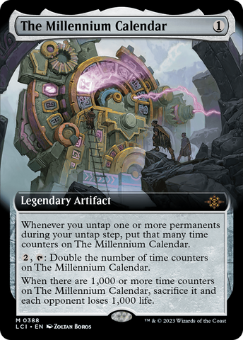{@R} The Millennium Calendar (Extended Art) [The Lost Caverns of Ixalan][LCI 388]