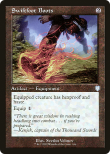{C} Swiftfoot Boots (Retro) [The Brothers' War Commander][BRC 166]