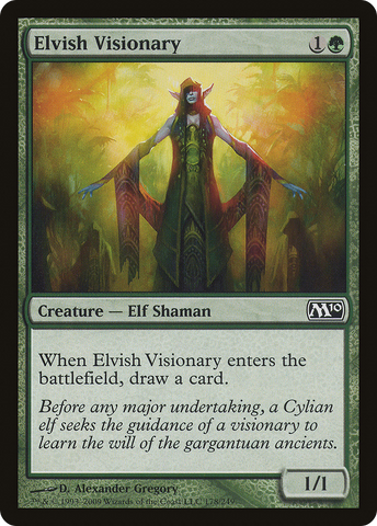{C} Elvish Visionary [Magic 2010][M10 178]