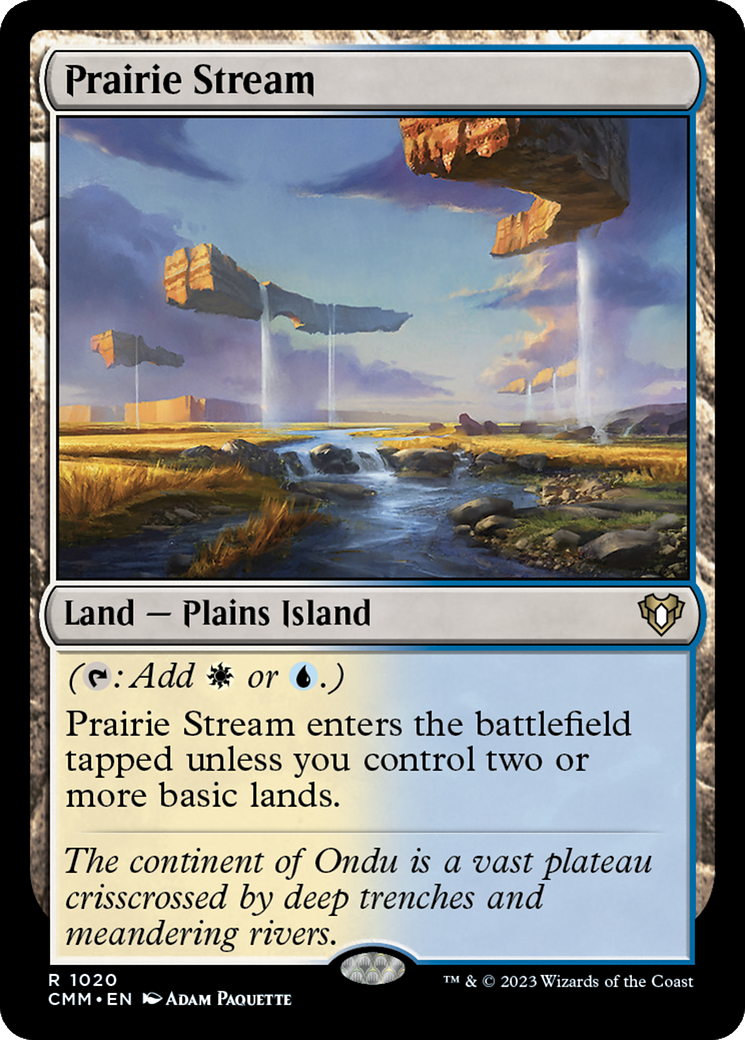 {R} Prairie Stream [Commander Masters][CMM 1020]