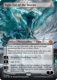 {@R} Ugin, Eye of the Storms (Borderless) [Tarkir: Dragonstorm][TDM 382]
