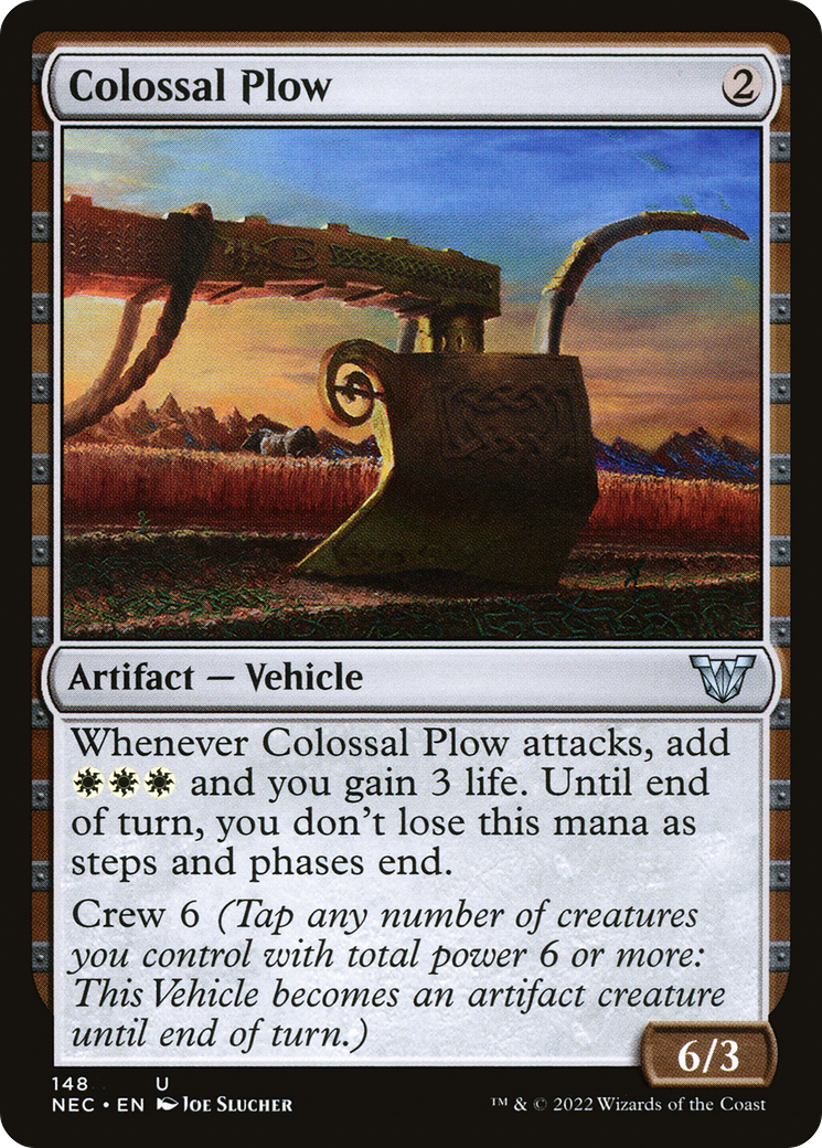 {C} Colossal Plow [Kamigawa: Neon Dynasty Commander][NEC 148]