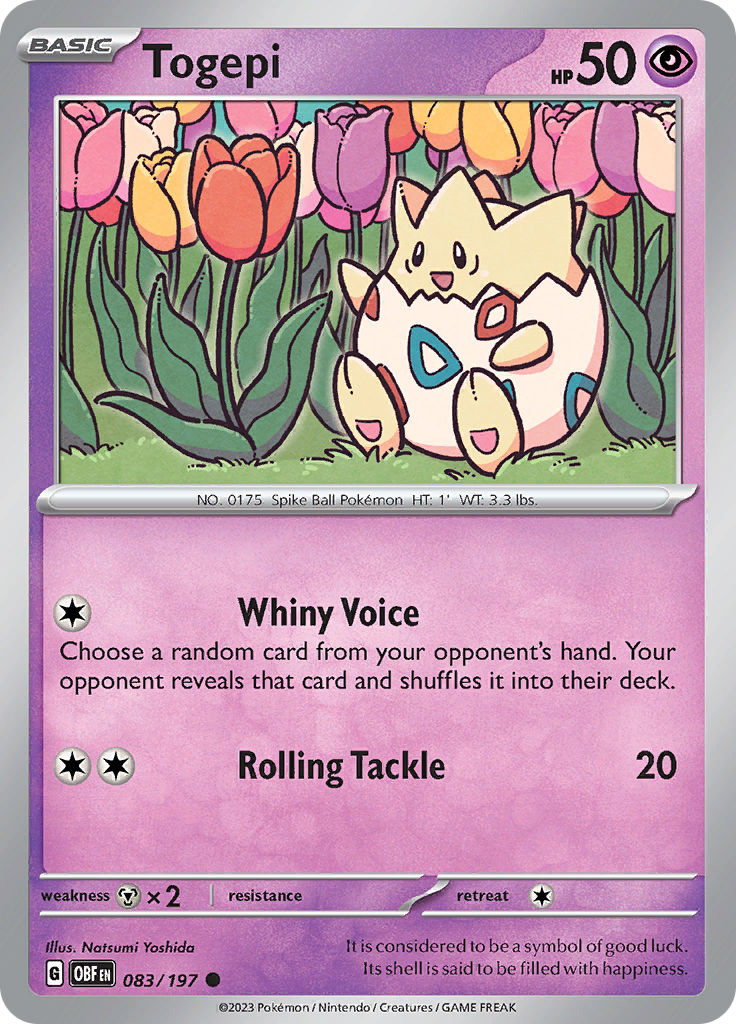 Togepi 83 - SV03 Obsidian Flames