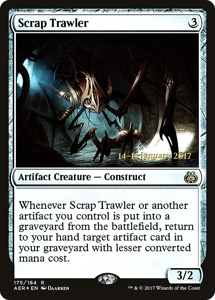 {R} Scrap Trawler [Aether Revolt Prerelease Promos][PR AER 175] - Misty Mountain Games