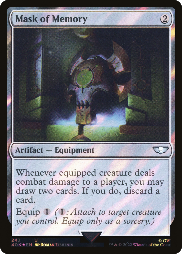 {C} Mask of Memory (Surge Foil) [Universes Beyond: Warhammer 40,000][SF 40K 243]