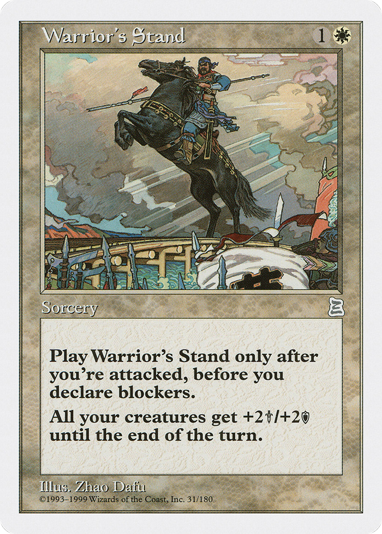 {C} Warrior's Stand [Portal Three Kingdoms][PTK 031] - Misty Mountain Games