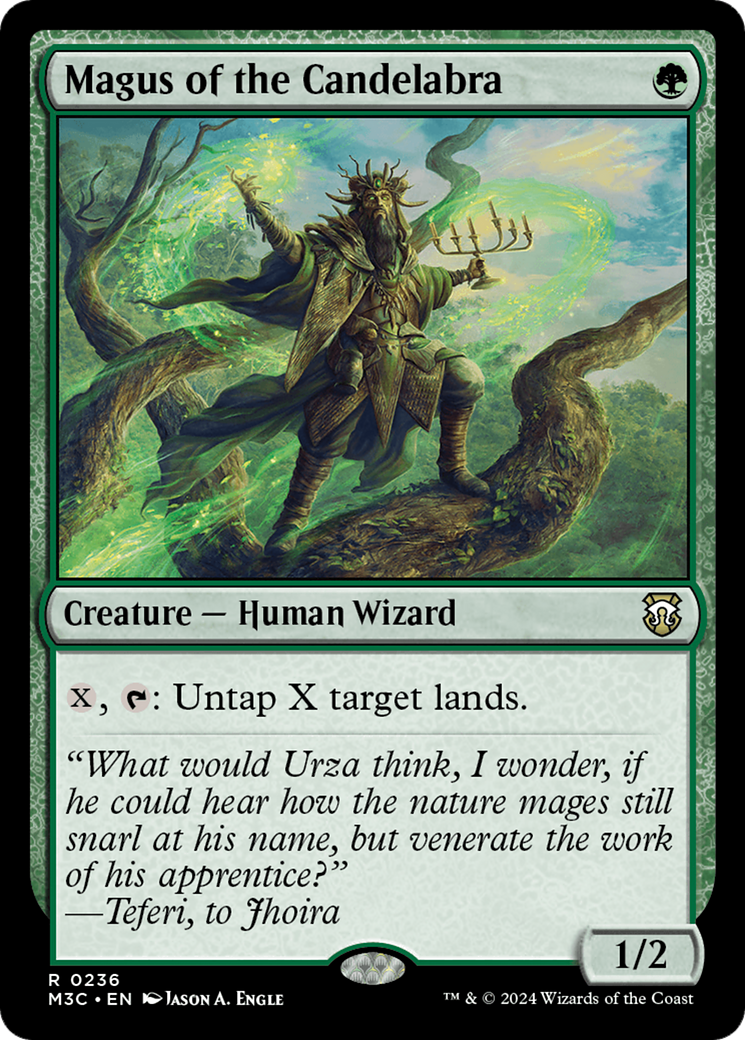 {R} Magus of the Candelabra (Ripple Foil) [Modern Horizons 3 Commander][RPF M3C 236]