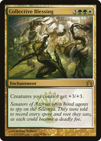 {R} Collective Blessing [Return to Ravnica][RTR 150]