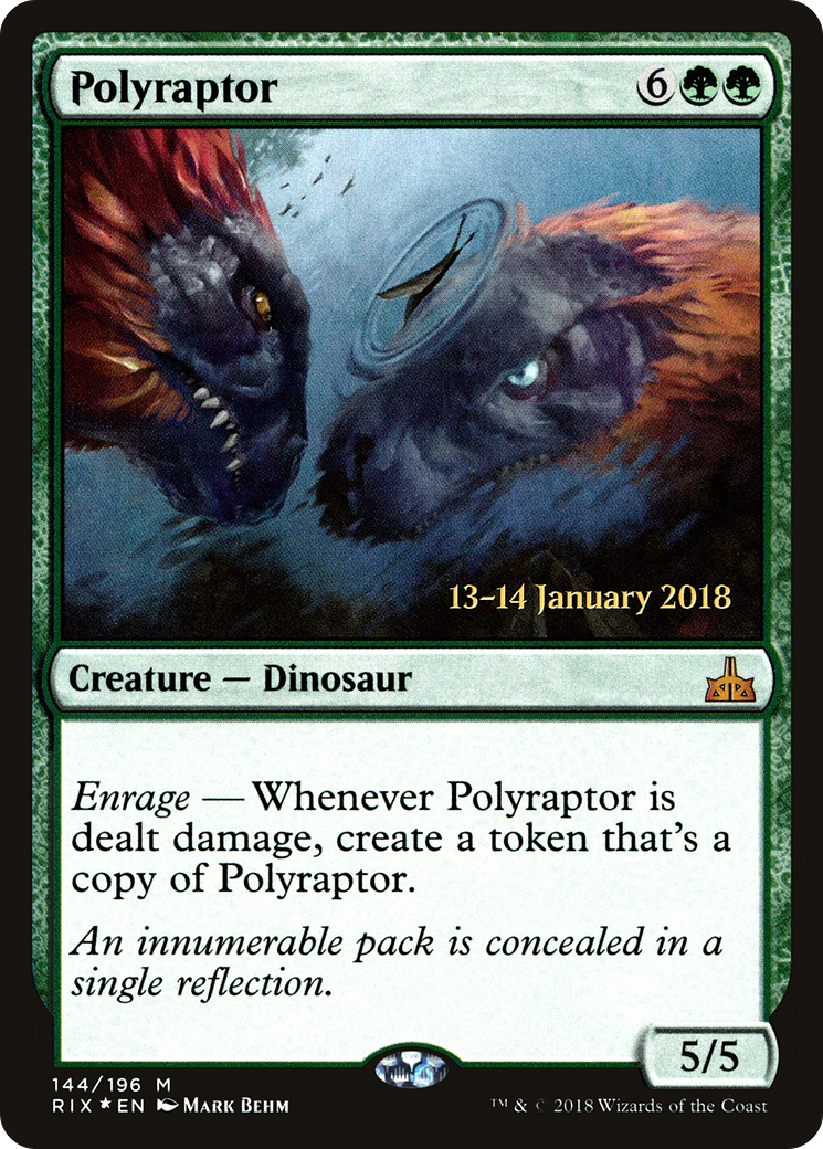 {R} Polyraptor [Rivals of Ixalan Prerelease Promos][PR RIX 144] - Misty Mountain Games