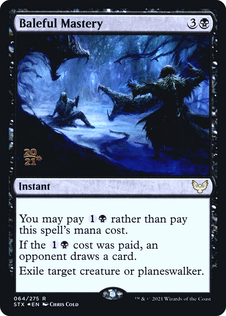 {R} Baleful Mastery [Strixhaven: School of Mages Prerelease Promos][PR STX 064]