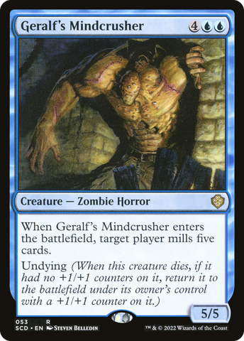 {R} Geralf's Mindcrusher [Starter Commander Decks][SCD 053]