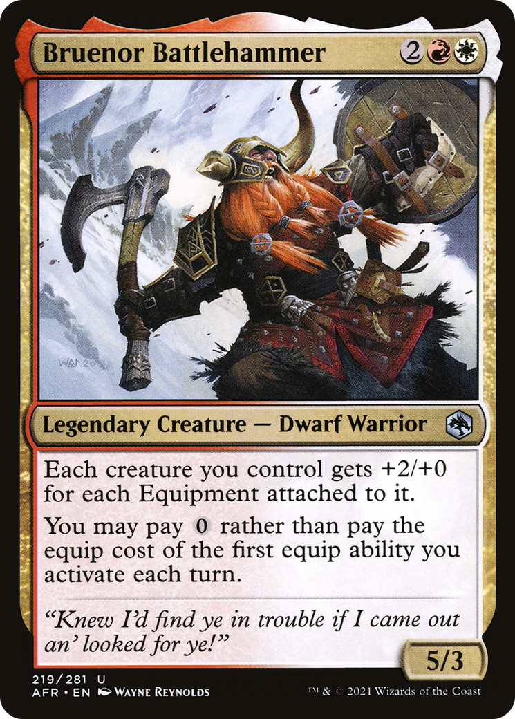 {C} Bruenor Battlehammer [Dungeons & Dragons: Adventures in the Forgotten Realms][AFR 219]