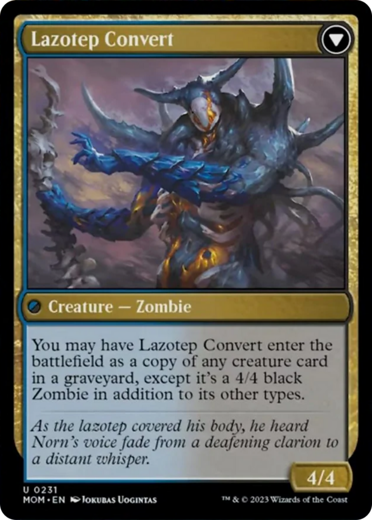 {C} Invasion of Amonkhet // Lazotep Convert [March of the Machine][MOM 231]