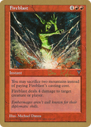 {C} Fireblast (Ben Rubin) [World Championship Decks 1998][GB WC98 BR79]