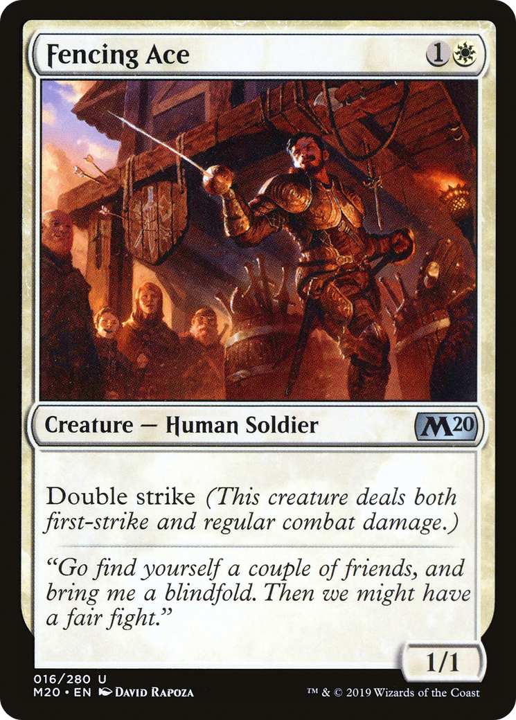 {C} Fencing Ace [Core Set 2020][M20 016]