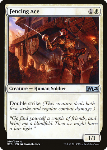 {C} Fencing Ace [Core Set 2020][M20 016]