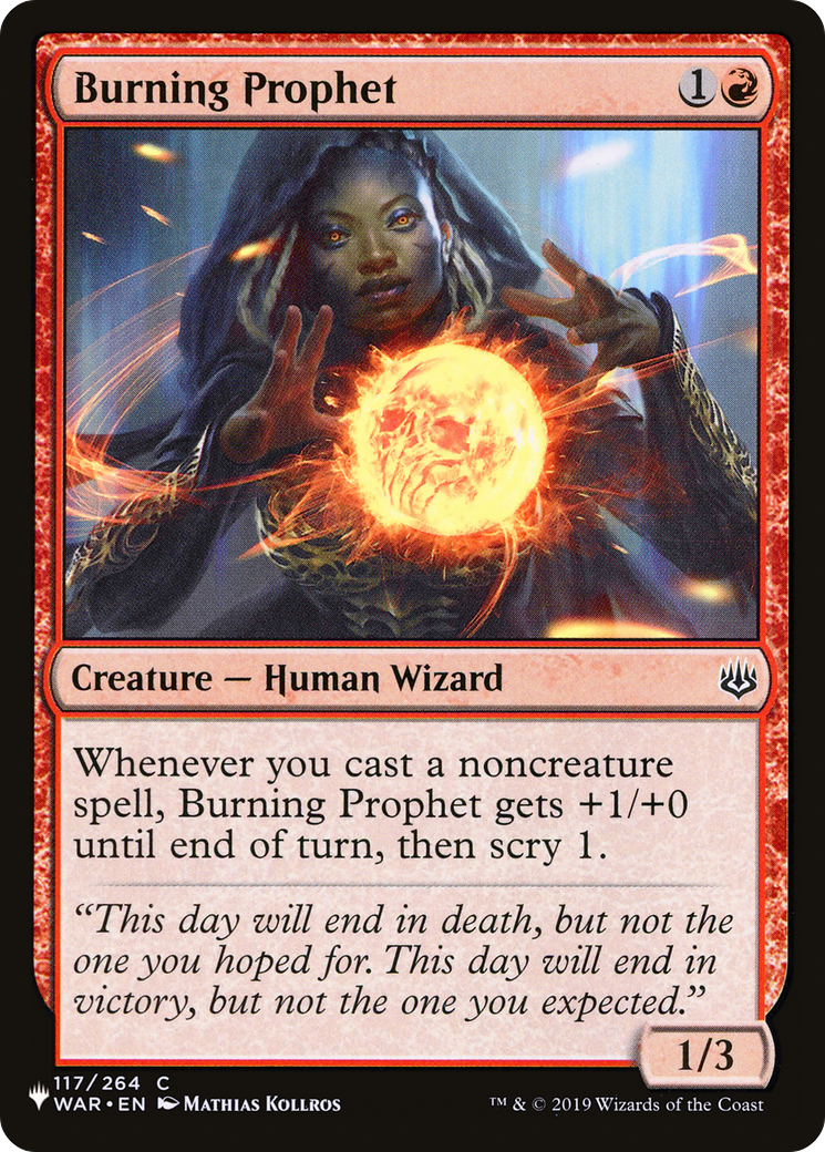 Burning Prophet [LIST 117/264]