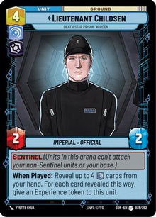 {SW-C}Lieutenant Childsen - Death Star Prison Warden (035/252) [Spark of Rebellion]