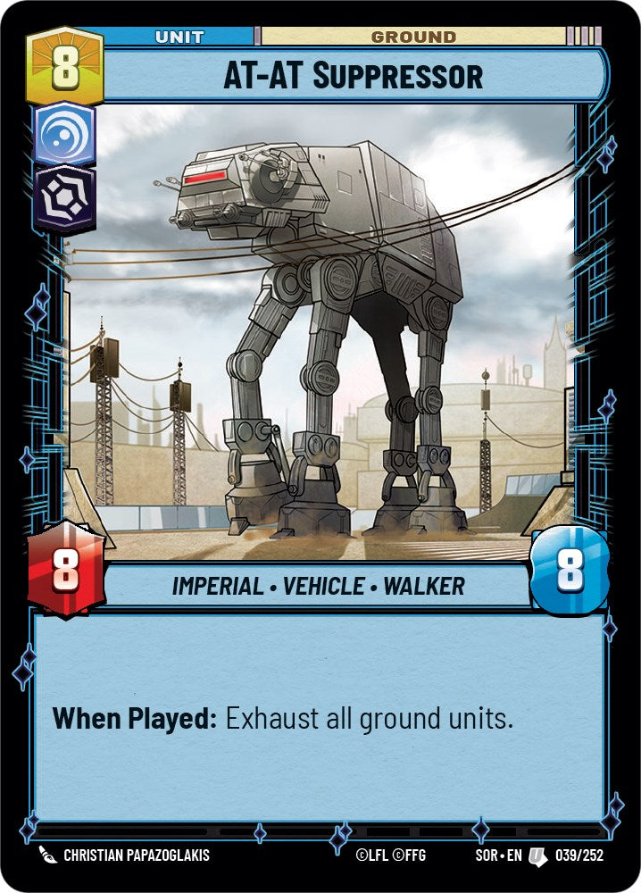 {SW-C} AT-AT Suppressor (039/252) [Spark of Rebellion]