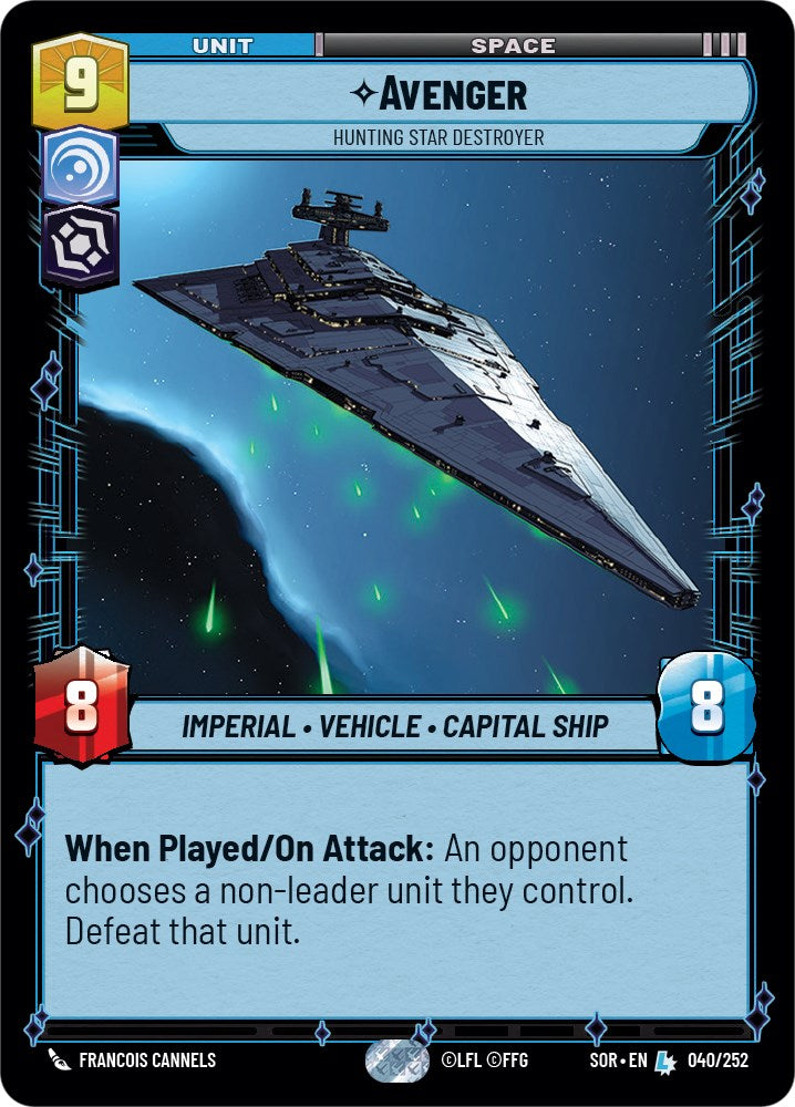{SW-R}Avenger - Hunting Star Destroyer (040/252) [Spark of Rebellion]