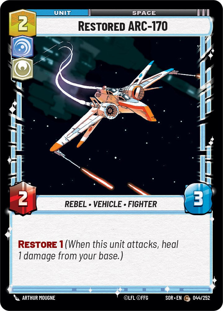 {SW-C} Restored ARC-170 (044/252) [Spark of Rebellion]