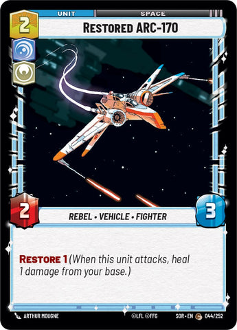 {SW-C}Restored ARC-170 (044/252) [Spark of Rebellion]