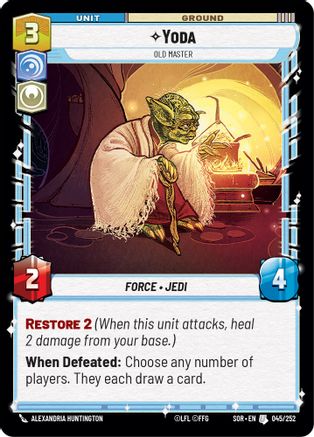 {SW-C}Yoda - Old Master (045/252) [Spark of Rebellion]